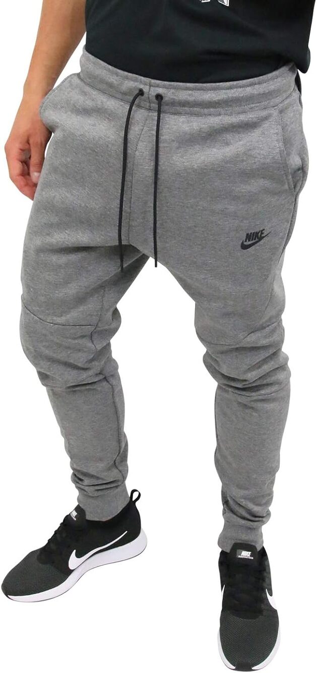 Nike Sportswear Tech Fleece Jogger Sweatpants Carbon Heather Gray Mens Sz L